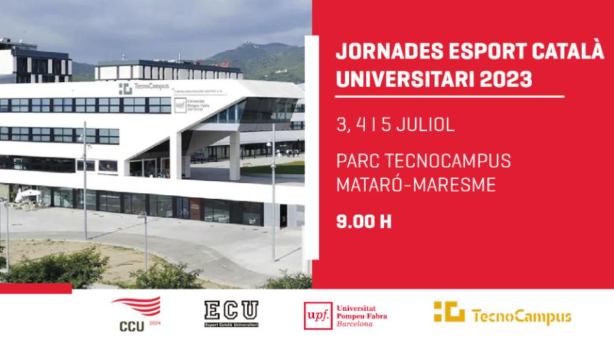Escalfem motors pel pròxim curs a les Jornades de l'Esport Català Universitari 2023!